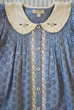 MADELEINE TUNIQUE  | BLUE ENGLISH EMBROIDERY (ONLY 2Y LEFT)