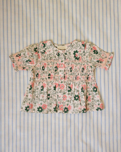 BABY SMOCKED BLOUSE  | MEADOW IN BLOOM