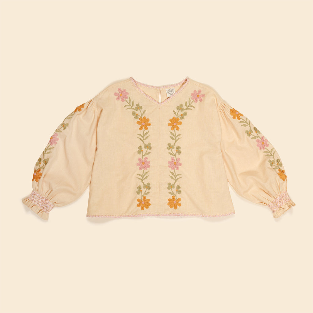 Apolina☆Dusty Blouse - Cashew☆5-7y Apolina☆Dusty Blouse - Cashew☆5-7y