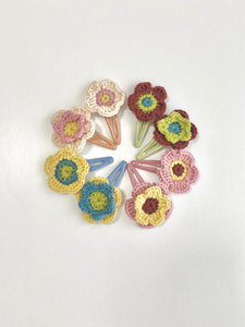 FLOWER HAIR CLIP SET | BLUSH/SUNBEAM