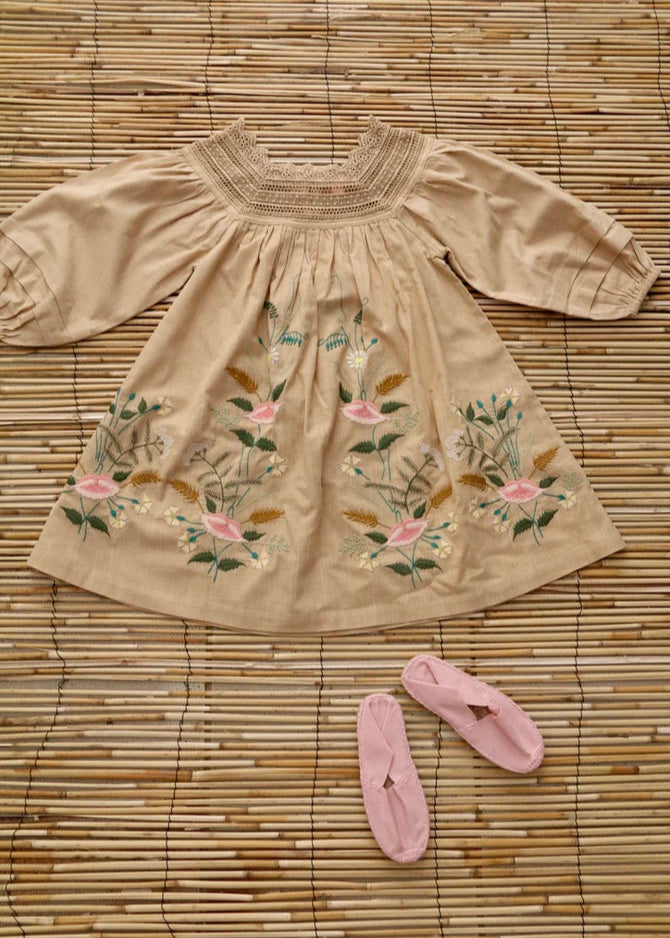 ○50％ OFF○ EMBROIDERED GARDEN DRESS (ONLY 1 LEFT IN 8Y