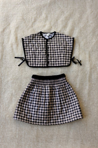 ●30％ OFF● QUILTED TOP & SKIRT SET | GINGHAM LUREX (ONLY 1 LEFT IN 8Y)