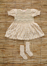 LONG SMOCK BLOUSE | GOLDEN FLOWER
