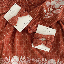 TULIP DRESS | AUBURN YARN DYE WITH EMBROIDERY
