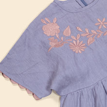 ALMA PLAYSUIT | BLUE-LILAC