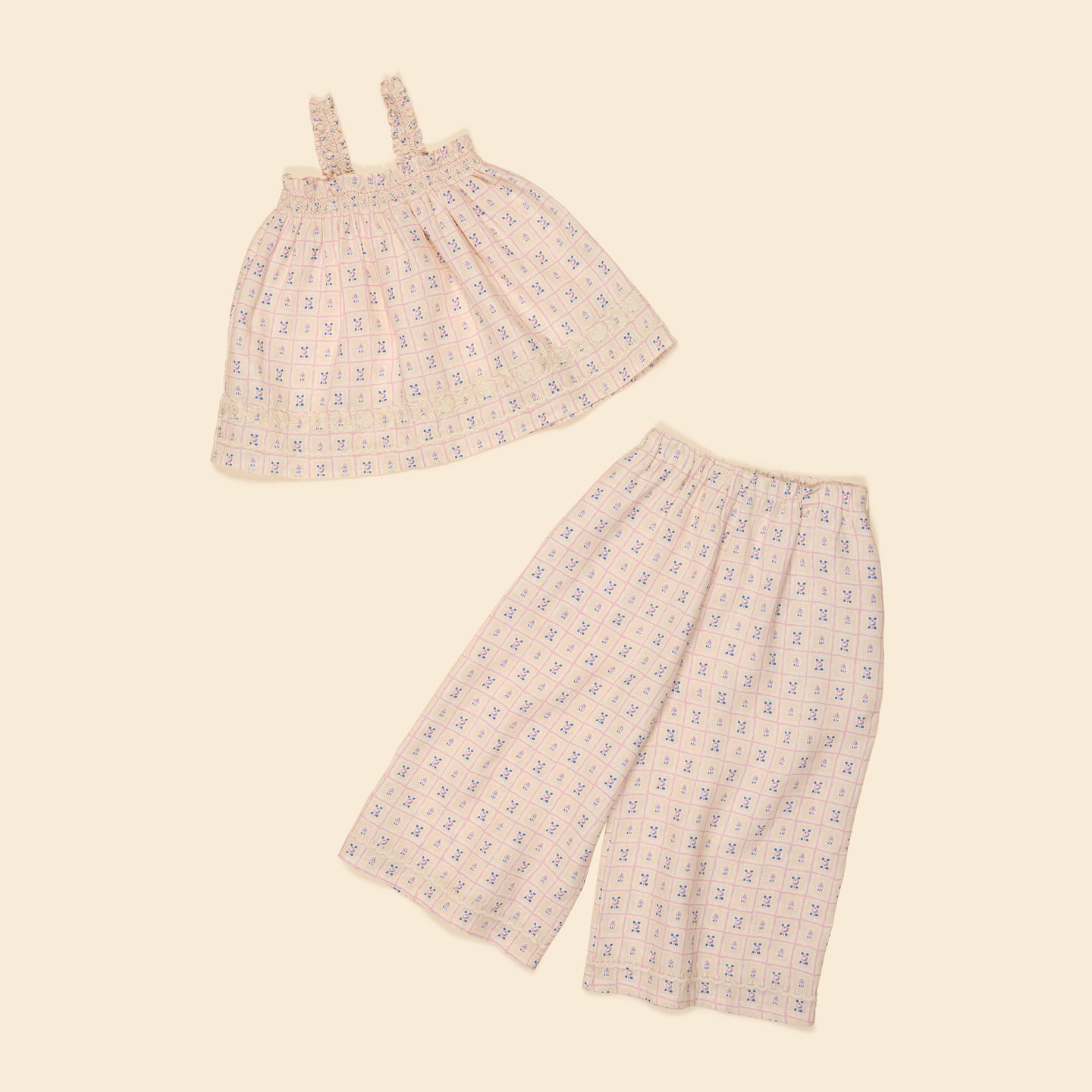 ADINA TROUSER SET | ROSEPANEL CREAM – THE FUTURE IS ME STORE