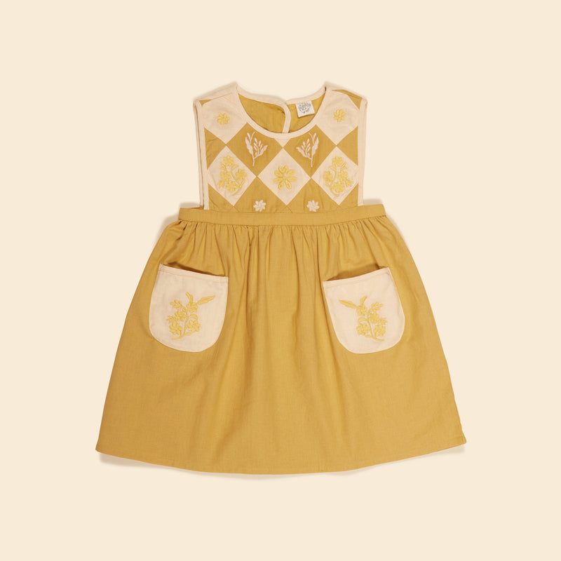 ワンピース Apolina MTO Bibi Pinafore Prairie 3-5Y ワンピース Apolina MTO Bibi Pinafore Prairie 3-5Y ワンピース