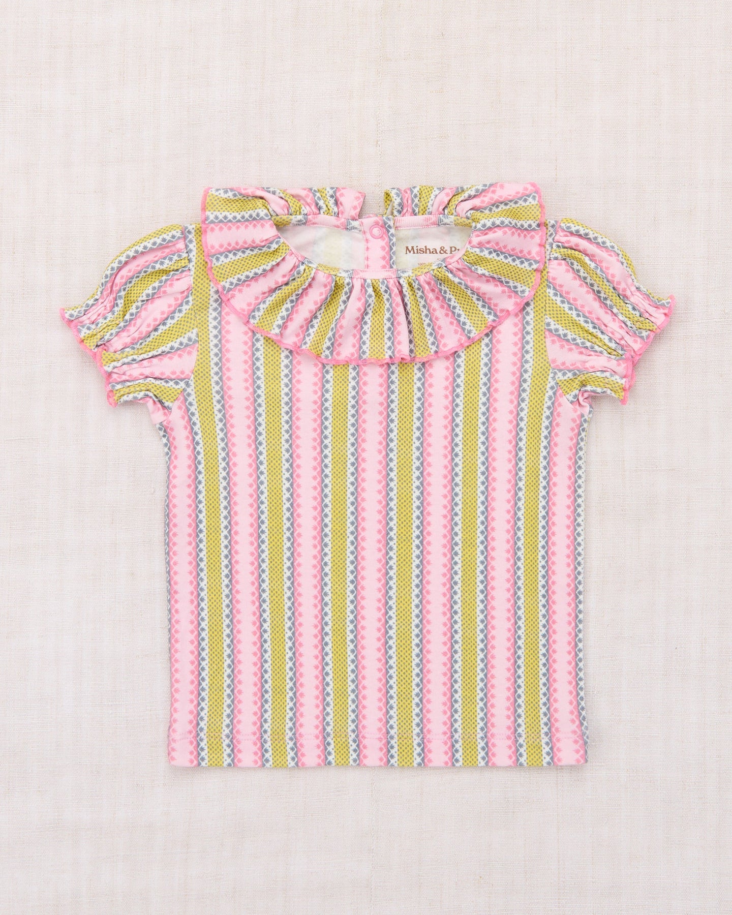 トップス misha&puff Balloon Sleeve Paloma Tee 6y ○30％ OFF○ BALLOON SLEEVE PALOMA TEE | AURA VAQUERO STRIPE – THE