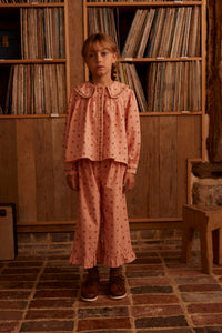 CARLOTTA BLOUSE | MEADOW CALICO RIBBON (ONLY 1 LEFT IN 2-3Y)