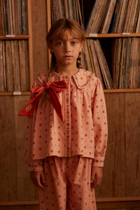 CARLOTTA BLOUSE | MEADOW CALICO RIBBON (ONLY 1 LEFT IN 2-3Y)