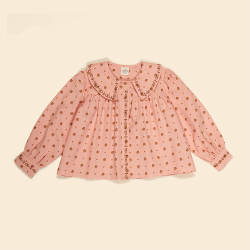 CARLOTTA BLOUSE | MEADOW CALICO RIBBON (ONLY 1 LEFT IN 2-3Y)