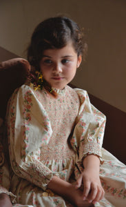 SMOCK DRESS   | FLORAL GARLAND