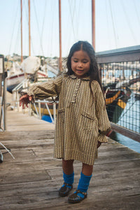 MONROE DRESS | RAFFIA LITTLE HOUSE FLORAL