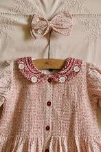 TUNIC DRESS WITH HAIR CLIP  | PINK DOT PRINT