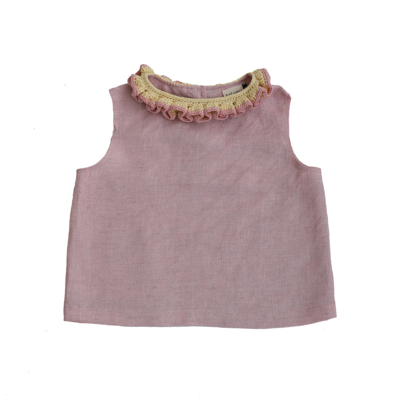 KALINKA KIDS Liana Top_Dusty Pink - トップス