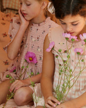TUNIC DRESS WITH HAIR CLIP  | PINK VICKY