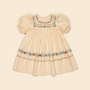 Apolina Patsy Dress - Milk 1-2Y