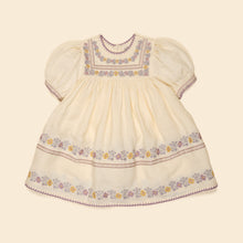 PATSY RIBBONS DRESS | CREAM
