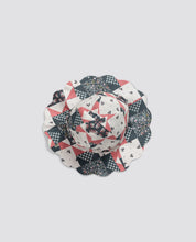 SCALLOPED HAT | PATCHWORK FLORAL