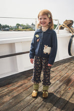 RUFFLE PEDAL PUSHER | GALAXY CALICO HEARTS
