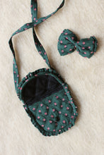 SHOULDER BAG WITH BOW | GREEN FLORAL (ONLY A FEW LEFT)