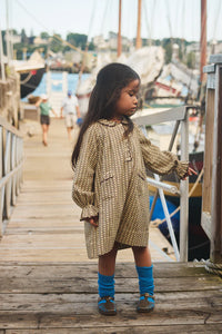MONROE DRESS | RAFFIA LITTLE HOUSE FLORAL