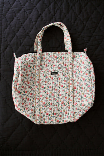 ●40% OFF● WEEKEND BAG | IVORY FLOWER PRINT